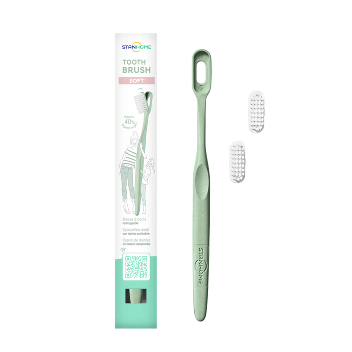 2 TETES BROSSE A DENTS SOUPLE