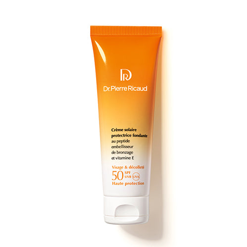 Crème solaire SPF 50 visage décolleté