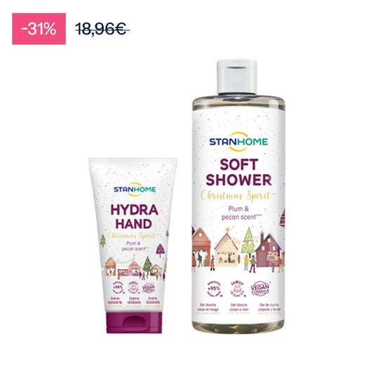 P189 XMAS DUO SOFT SHOWER+HYDRA HAND